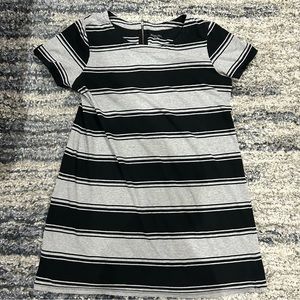 Striped t-shirt dress